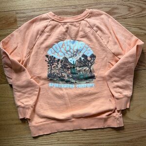 Columbia Women's Crewneck Sweatshirt in Light Peach